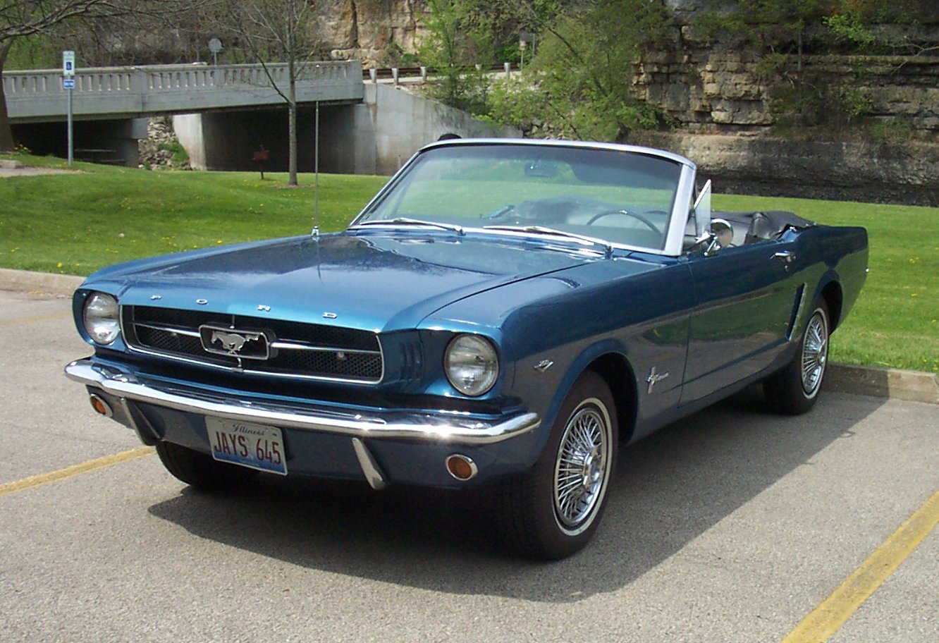 Blue Mustang Old